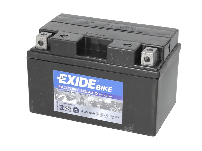 Akumulator AGM/Bezobsługowy/Rozruchowy EXIDE 12V 8,6Ah 145A L+ 150x87x93 Uruchomiony