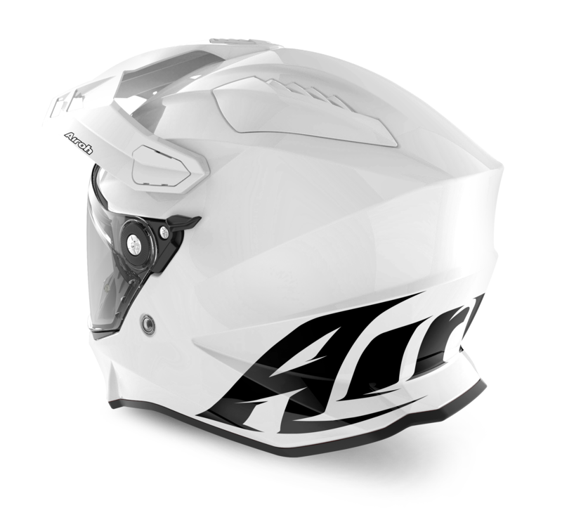 KASK AIROH COMMANDER COLOR WHITE GLOSS S