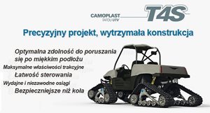 Gąsienice Camoplast plus zestaw montażowy Tatou UTV T4S całoroczne- BRP Bombardier